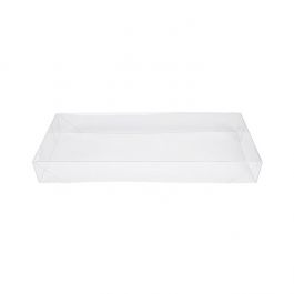 Faltbarer Deckel Kristallklar 12,9x3,8x30,9 cm Klar (25 Stück) [BT12]