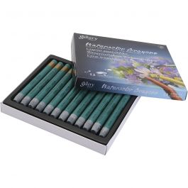Gallery Aquarell-Kreide, Petrol (706), 12 Stk/ 1 Pck [HOB-427358]