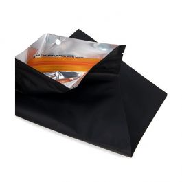 Kindersichere Beutel Mattschwarz 7.6x11.4 cm (100 Stück) [CRHZB3MB]