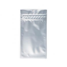 Kindersichere Beutel Mattsilber 10.2x16.5 cm (100 Stück) [CRHZB5MS]