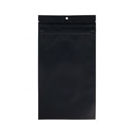 Kindersichere Beutel Mattschwarz 12.7x20.8 cm (100 Stück) [CRHZB6MB]
