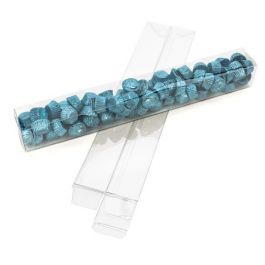 Klarsichtschachteln 5.2x5.2x43.2cm mit Automatikboden (25 Stück) [FPLB350]
