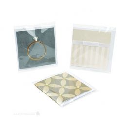 Plastikbeutel 9.7x9.7cm wiederverschließbar (100 Stück) [BD1]