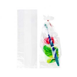 Plastikbeutel 8.9x5.7x24.8cm mit Seitenfalten (100 Stück) [FDAGB13]