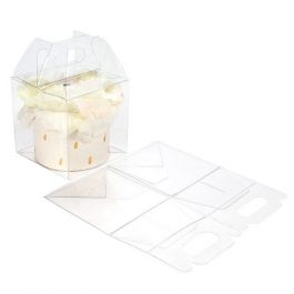 Klarsichtschachteln 10.2x10.2x10.2cm Transparent (25 Stück) [FPLB57]