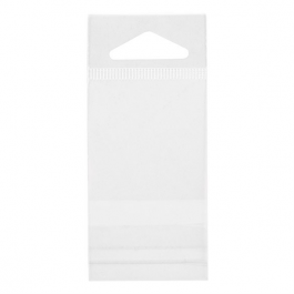 Headerbeutel Transparent 4.5x4.5cm Wiederverschließbar (100 Stück) [HB1]