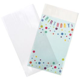 Plastikbeutel 14x26cm Laminiert und kein Umschlag (100 Stück) [LB510NF]