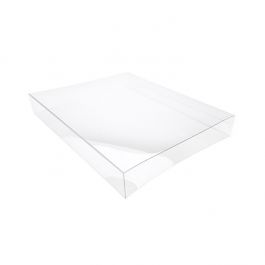 Aufschiebedeckel Transparent 15.1x2.7x20cm (25 Stück) [SC34]
