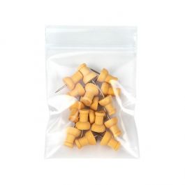 Druckverschlussbeutel Transparent 6.5x7.5cm PE 100 Mikron (100 Stück) [4PE2H3]