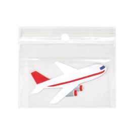 Druckverschlussbeutel mit Aufhängeloch 7.5x5cm Transparent PP 50 Mikron (100 Stück) [ZR32]