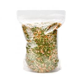 Standbodenbeutel Transparent 21x9x29cm | 510 Gramm (100 Stück) [ZBG5]