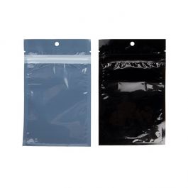Druckverschlussbeutel Umweltfreundlich Schwarz 9.2x12.7 cm (100 Stück) [HZBBE4B]