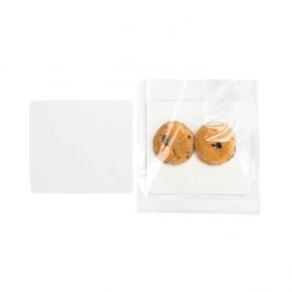 Fettbeständige Keksplatten Weiß 6.5x5.5cm (100 Stück) [GRCB1]