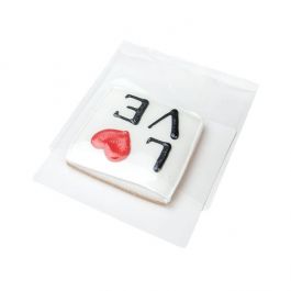 Fettbeständige Keksplatten Weiß 13.3x14cm (100 Stück) [GRCB11]