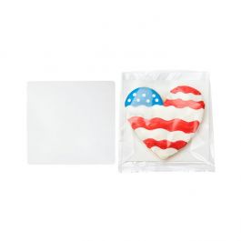 Fettbeständige Keksplatten Weiß 11x11.5cm (100 Stück) [GRCB8]