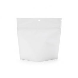 Kindersichere Beutel Mattweiß 15.2x6.4x15.2cm (100 Stück) [CRP66MW]