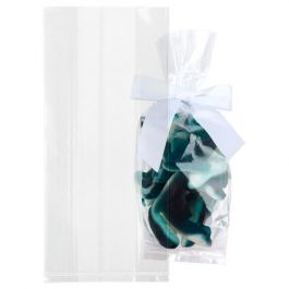 Öko-Beutel Transparent 8.9x5.1x19cm mit Seitenfalten (100 Stück) [CSG3]