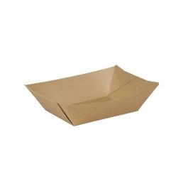 Snackschalen Karton 400 ml Braun Bio beschichtet (1000 Stück) [GB-DCA06445]