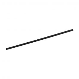 Trinkhalme Papier 20 cm, Ø 0,5 cm Schwarz vertikal gerollt (5000 Stück) [GB-DCD00456]