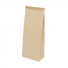 Tüten Kraft braun mit Verschluss 12,5x7,5x32,7 cm (500 Stück) [GB-DRE03360]