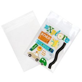Umweltfreundliche Klappenbeutel Bioplastik 13x15.9cm Transparent (100 Stück) [GC5B3]