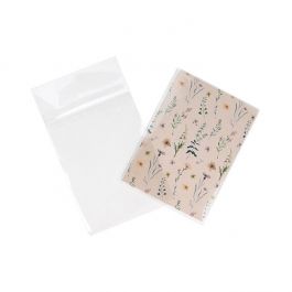 Umweltfreundliche Beutel 10.3x13.7 cm Transparent mit Schutzverschluss (100 Stück) [GC4B1PC]