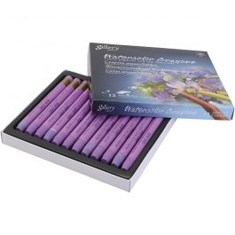 Gallery Aquarell-Kreide, Grau, Rosa, 12 Stk/ 1 Pck [HOB-427340]