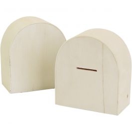 Holzsparbox, Größe 10x9 cm, 12 Stk/ 1 Pck [HOB-669061]