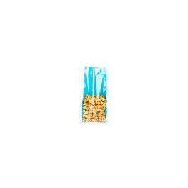 Blockbodenbeutel Neonblau 12,7x7,6x30,5 cm mit Bodenblatt (100 Stück) [FGPB1NB]