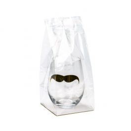 Blockbodenbeutel 10.2x10.2x22.9cm Transparent mit Bodenblatt (100 Stück) [FGPBH7]