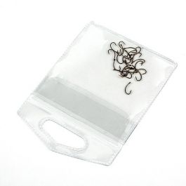 Vinyl Hülle 7,3x7,3cm mit Euroloch und Umschlag (100 Stück) [FHV2]