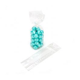 Blockbodenbeutel 7x5.1x25.4cm Transparent (100 Stück) [FGCC17]