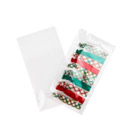 Plastik-Klappenbeutel 10,8x20,3 cm Polypropylene (100 Stück) [FP1H4Q8]