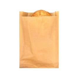 Papier Klappenbeutel Braun 17.1x2.9x22.9cm (100 Stück) [GPB6K]