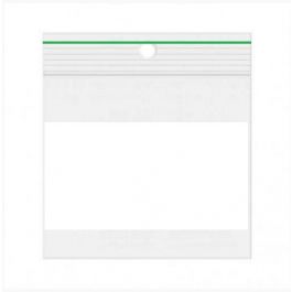 Druckverschlussbeutel Transparent 23x32cm mit Schriftfeld & Aufhängeloch PE 50 Mikron (1.000 Stück) [2PEC2332S]