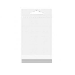 Headerbeutel Transparent 21.4x26cm Wiederverschließbar (100 Stück) [HB108]
