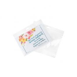 Headerbeutel Transparent 22.1x14cm Wiederverschließbar (100 Stück) [HB85]