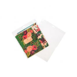 Headerbeutel Transparent 22.2x22.9cm Wiederverschließbar (100 Stück) [HB88XL]