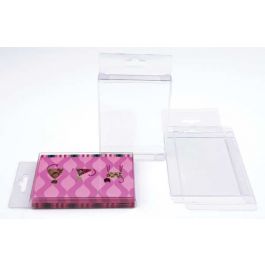 Klarsichtschachteln 11.4x1.3x14.9cm mit Aufhängemöglichkeit (25 Stück) [HFB6]