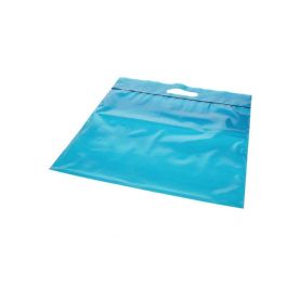 Polytragetaschen Blau 22.9x8.2x18.4cm 75 Mikron (100 Stück) [ZH13BL5]