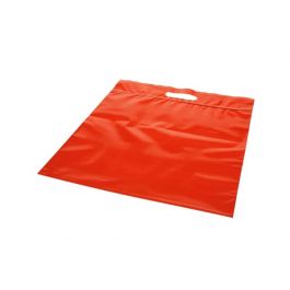 Polytragetaschen Rot 33.6x33.6 + 6.4cm 75 Mikron mit Druckverschluss (100 Stück) [ZH13RD5]