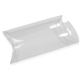Kissenschachteln Transparent 6.4x2.2x10.2cm mit Aufhängeloch (25 Stück) [PB100]