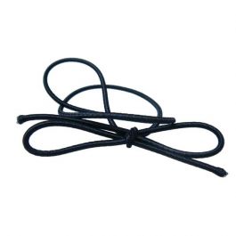 Dekogummi Schwarz - 25.5cm (50 Stück) [10SB]