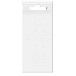 Druckverschlussbeutel mit Euroloch 10x20.5cm Transparent PP 50 Mikron mit Luftloch (100 Stück) [ZE48V]