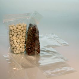 Standbodenbeutel Transparent 17.8x9.8x25.2cm | 280 Gramm (100 Stück) [ZBG69]