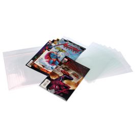 Schutzhüllen für Comics 17.6x26cm Transparent - Wiederverschließbar (100 Stück) [COMIC1NG]