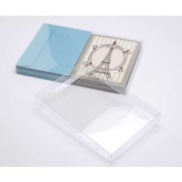 Klarsichtschachteln 18,7x1,6x26,8cm Kristallklar (25 Stück) [FB183]