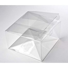 Klarsichtschachteln 13x13x7.6cm mit Automatikboden (25 Stück) [PLB200]