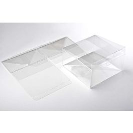 Klarsichtschachteln 15.6x15.6x7.6cm mit Automatikboden (25 Stück) [PLB204]
