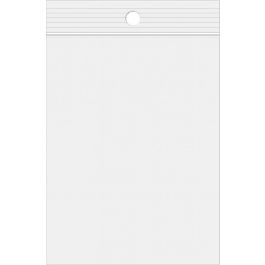 Druckverschlussbeutel mit Aufhängeloch 33x33cm Transparent PP 100 Mikron (100 Stück) [Z4R1313]